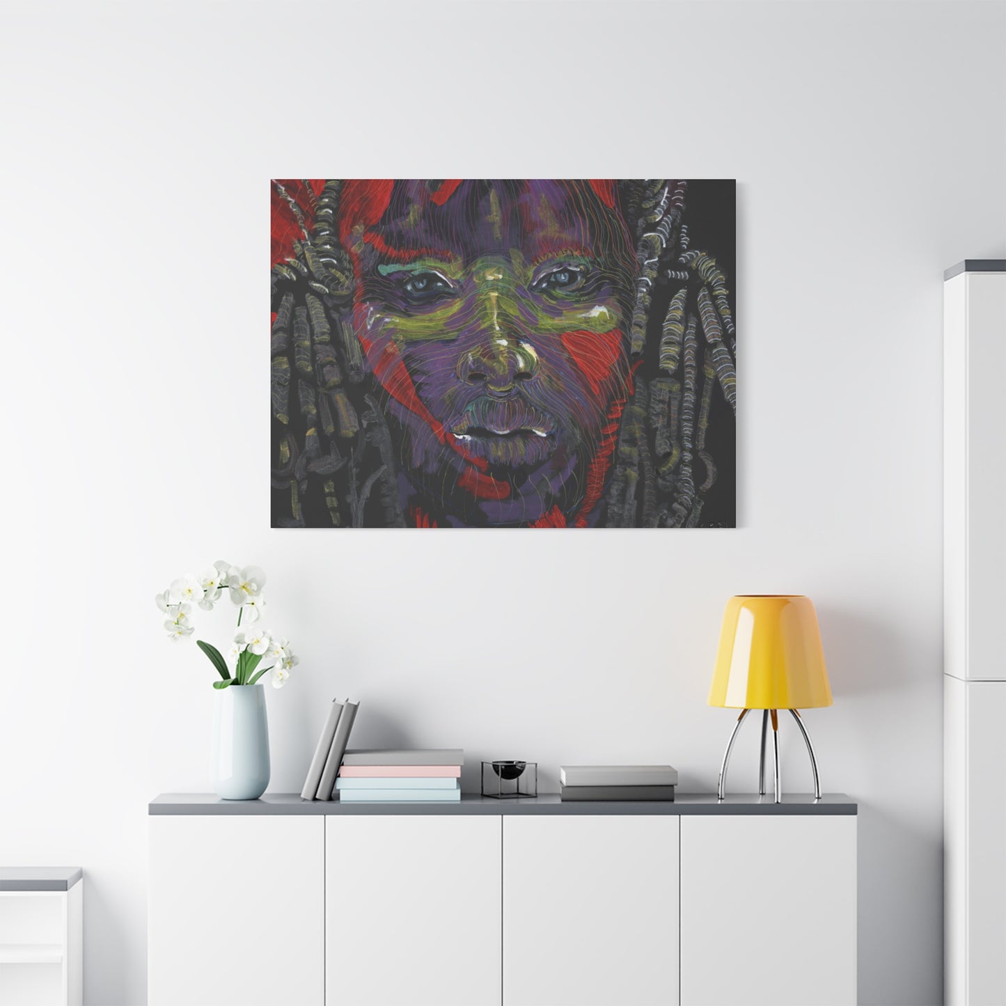 The Warrior - Matte Canvas Print