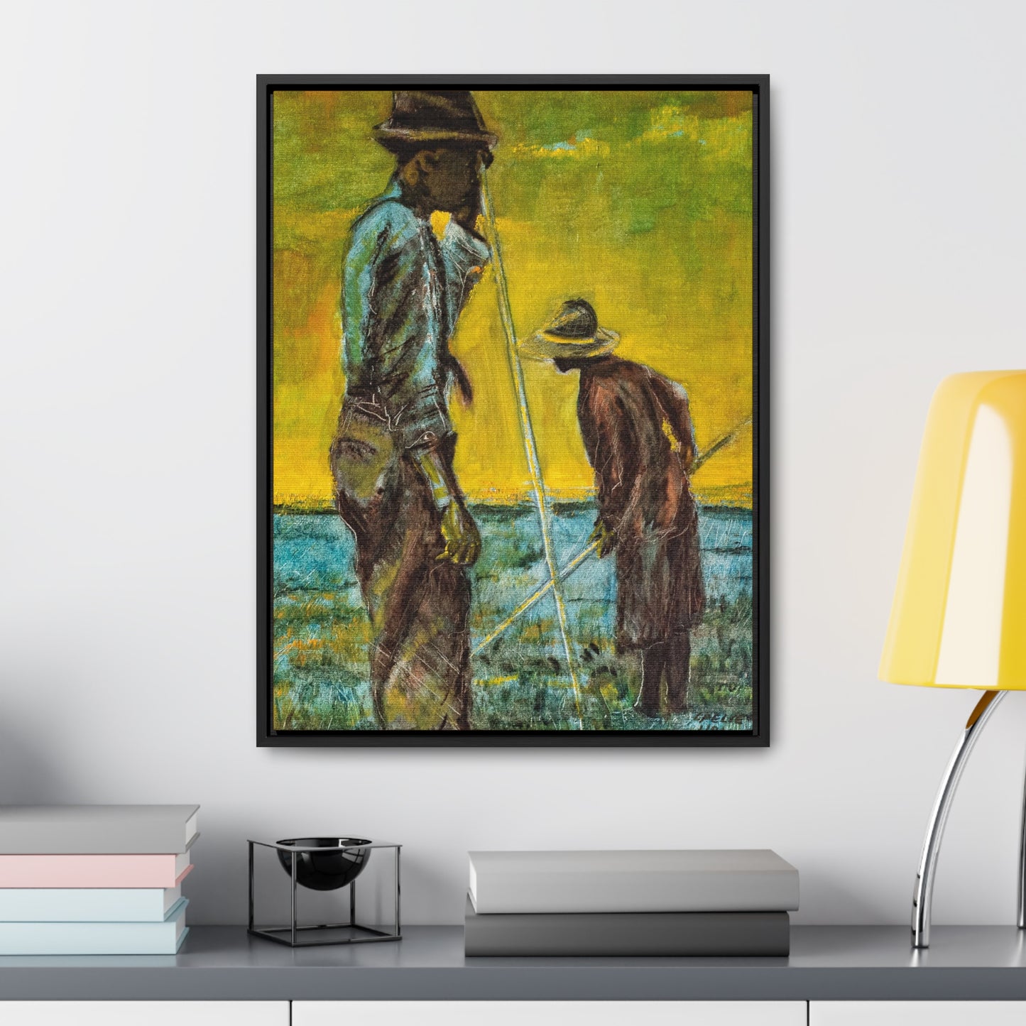 Sundown - Framed Canvas Print
