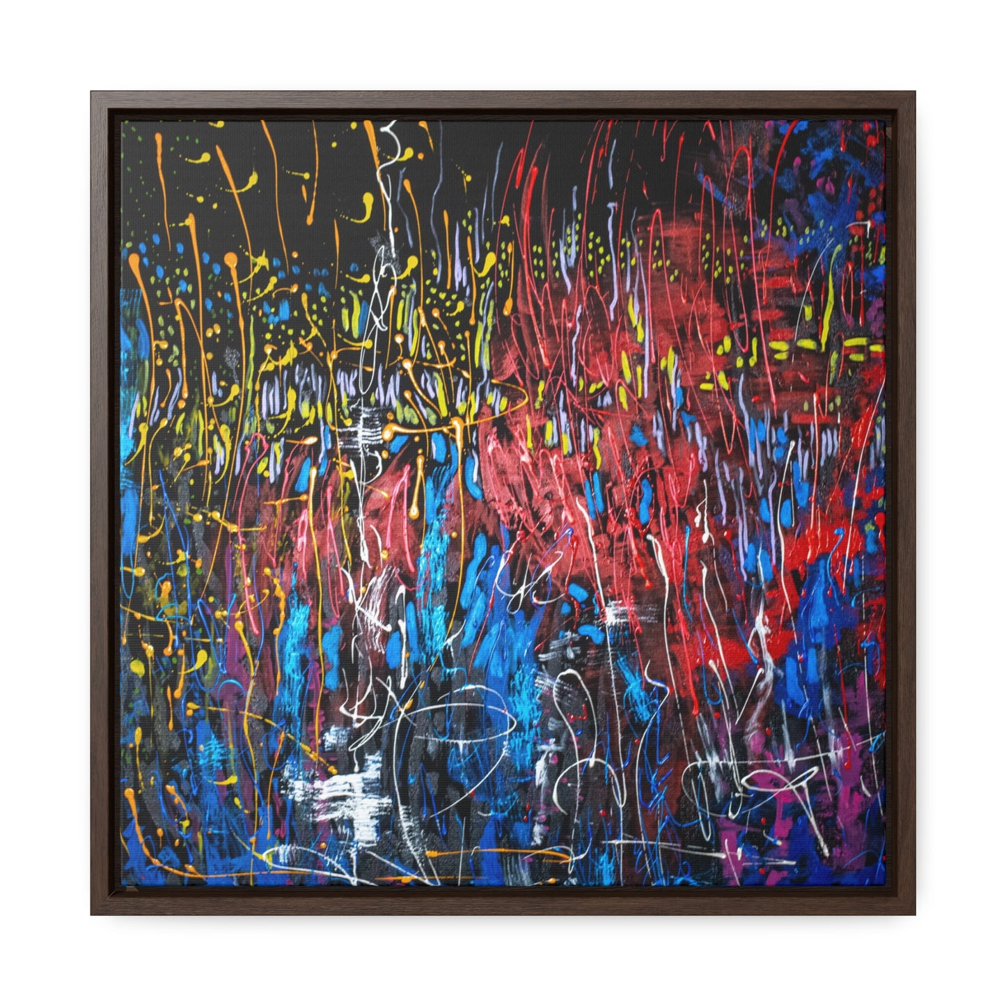 Passion of Life - Framed Canvas Print