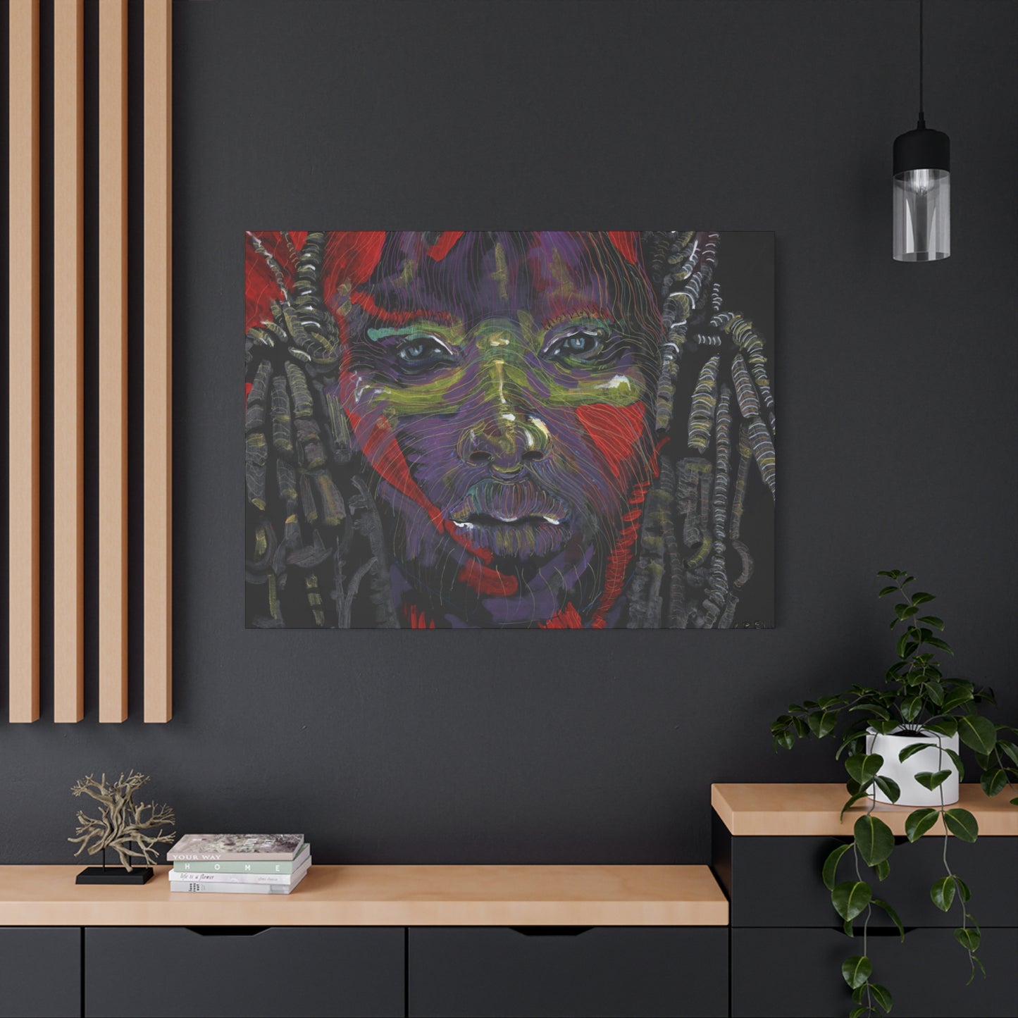 The Warrior - Matte Canvas Print