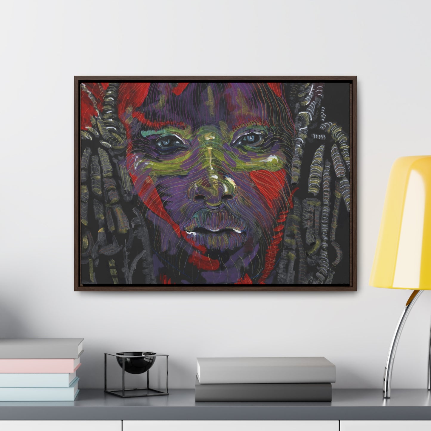 The Warrior - Framed Canvas Print