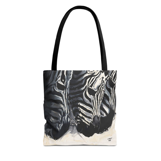 The Baby Zebras Image- Tote Bag
