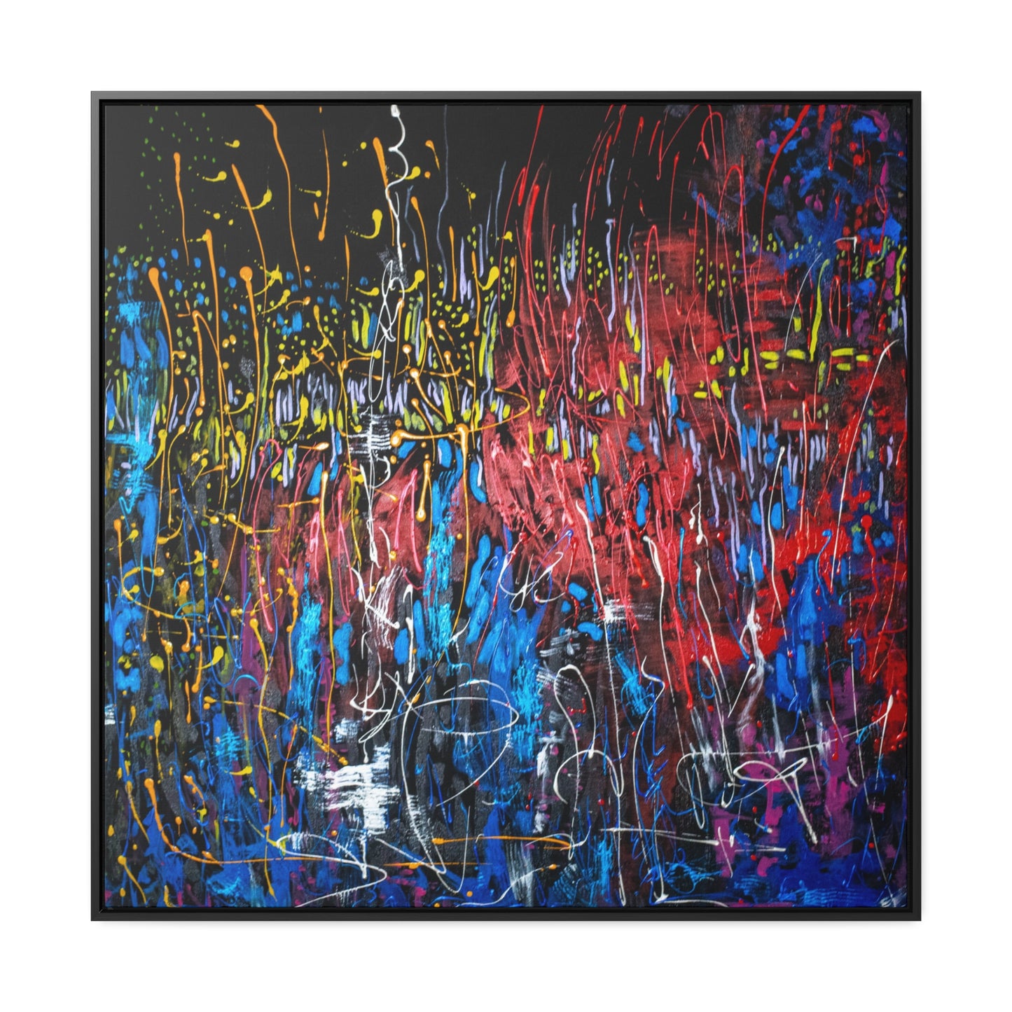 Passion of Life - Framed Canvas Print