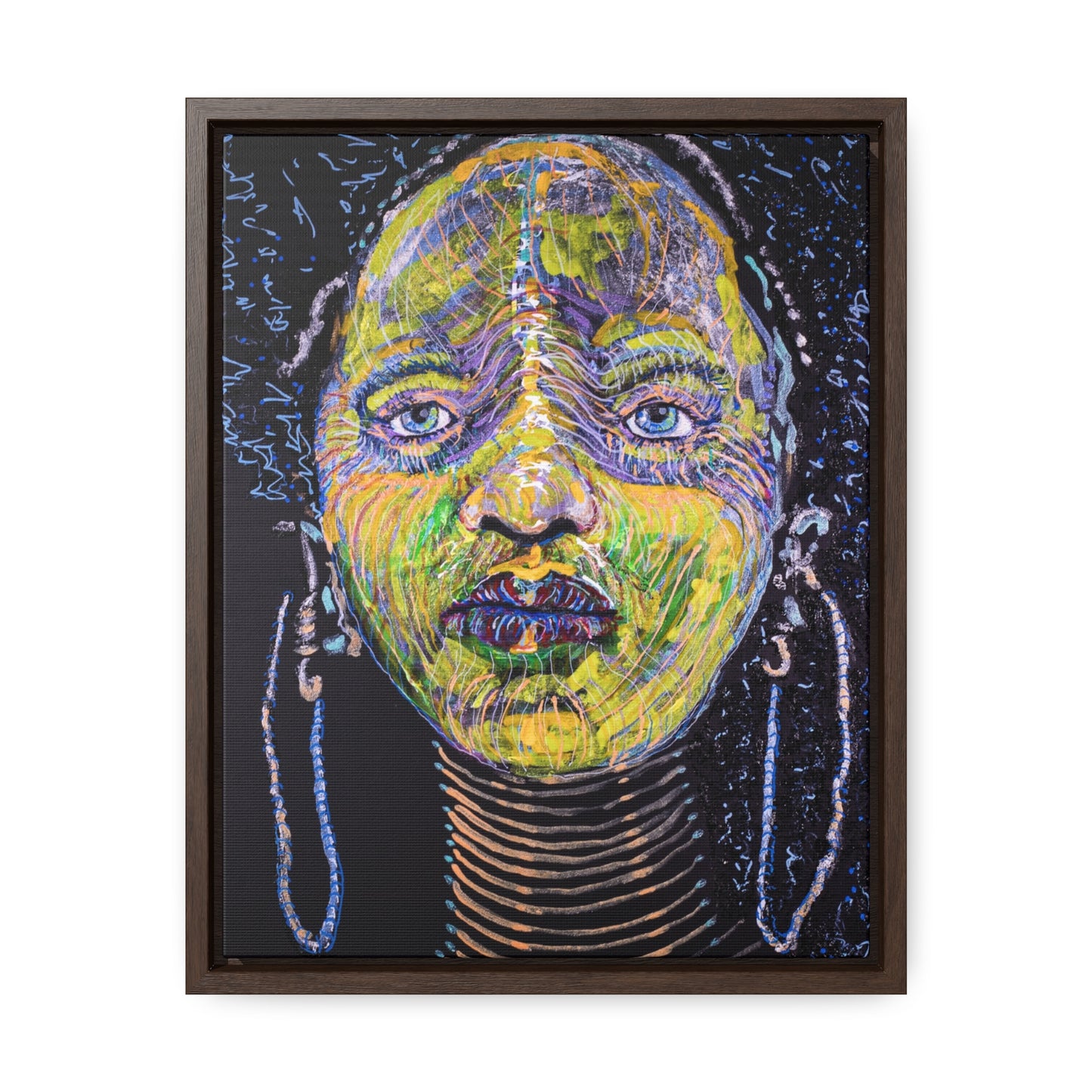 Native Daughter - Framed Canvas Print