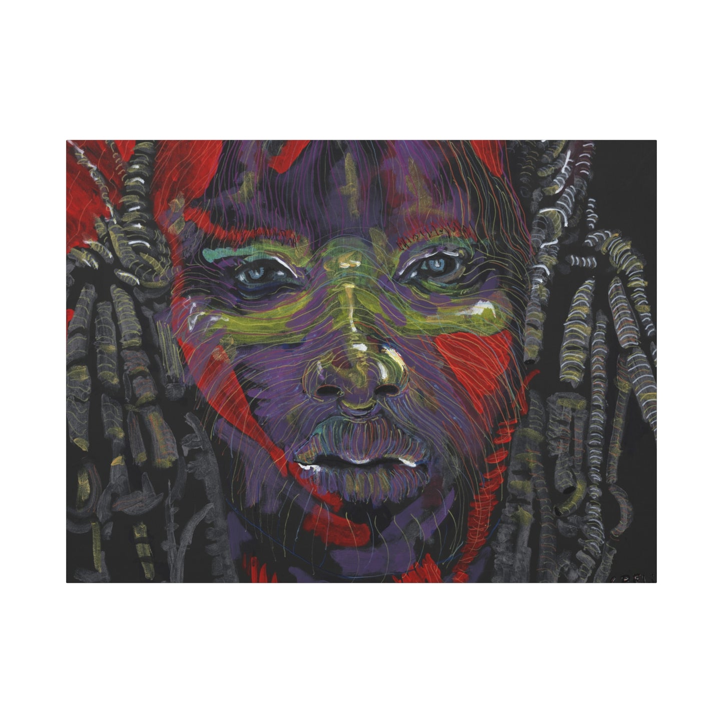 The Warrior - Matte Canvas Print