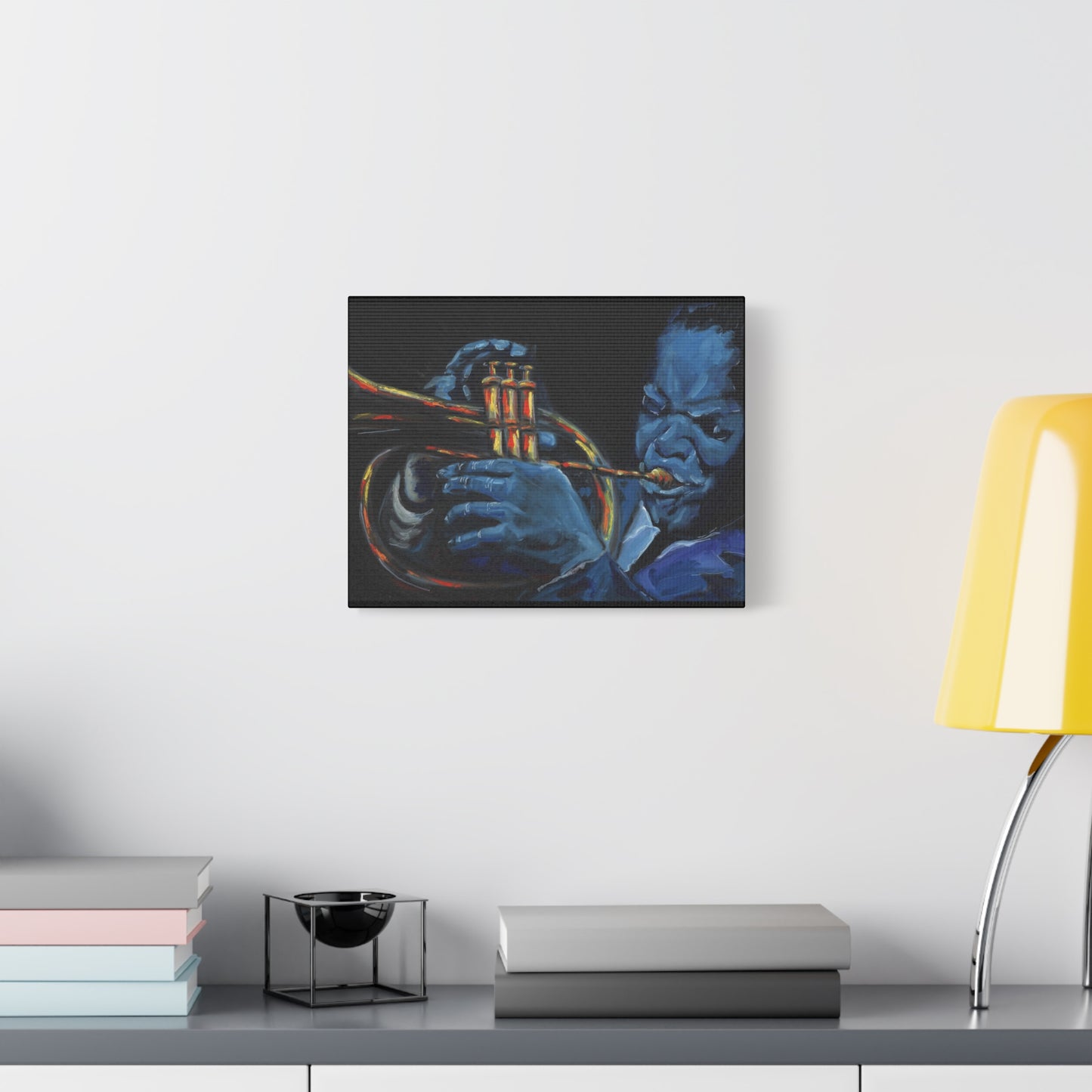 The Trumpet Player - Matte Canvas Print
