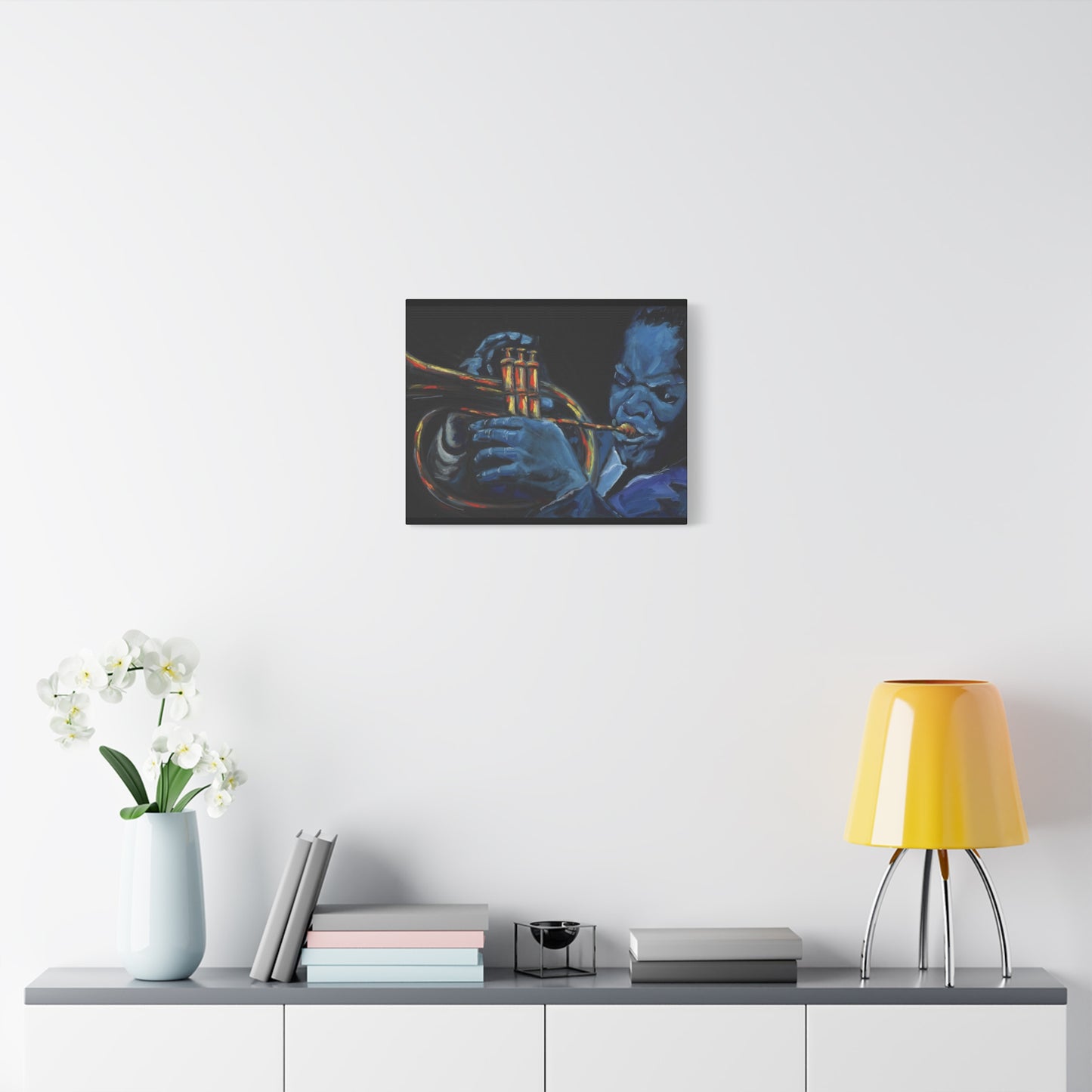 The Trumpet Player - Matte Canvas Print