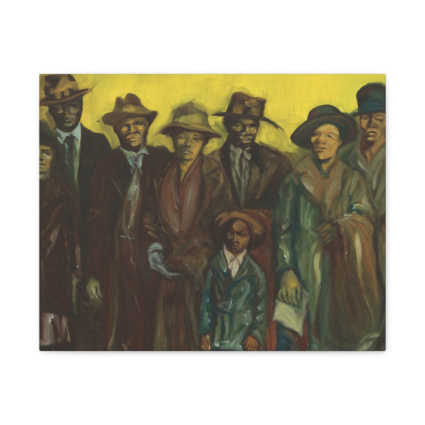 The Immigrants - Matte Canvas Prints