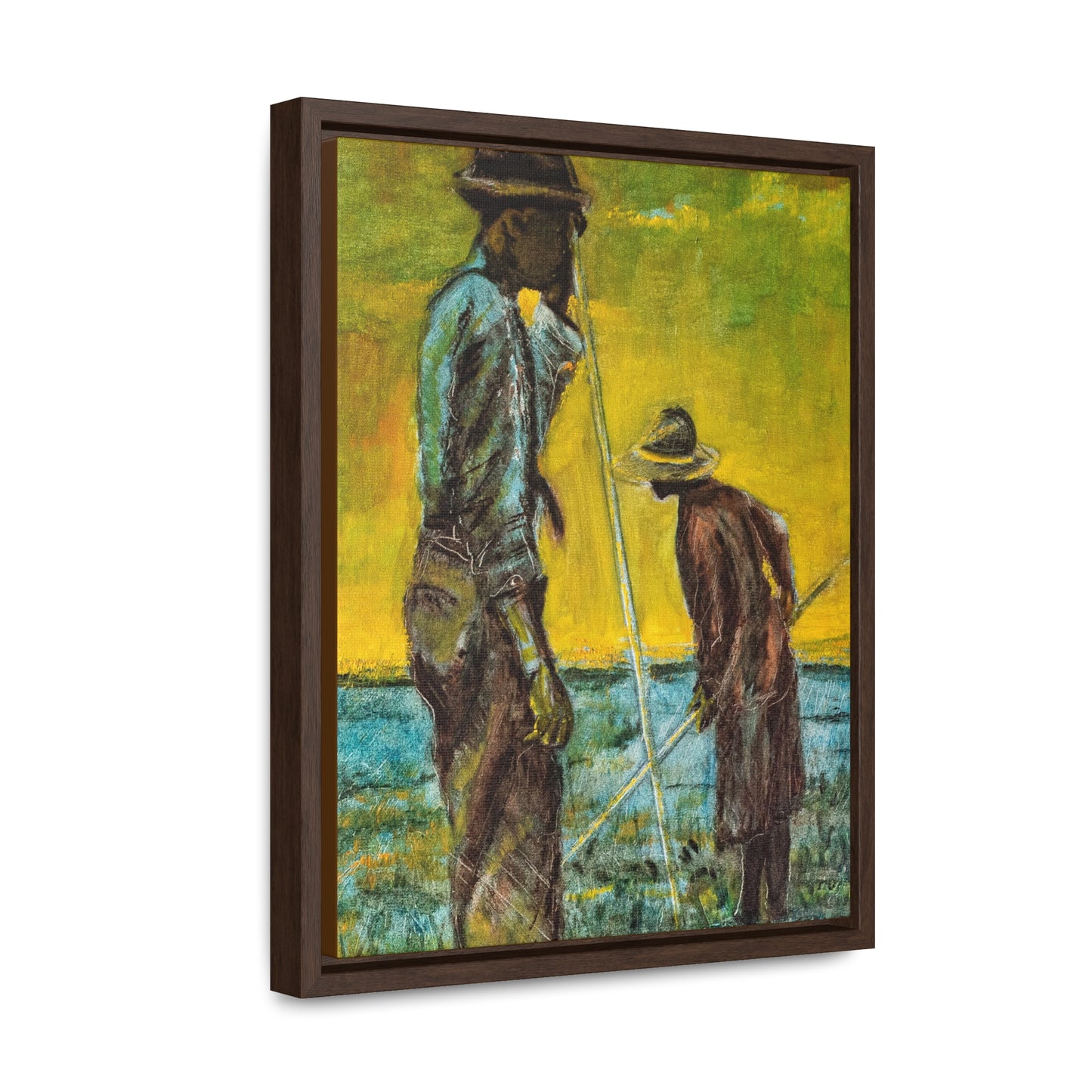 Sundown - Framed Canvas Print
