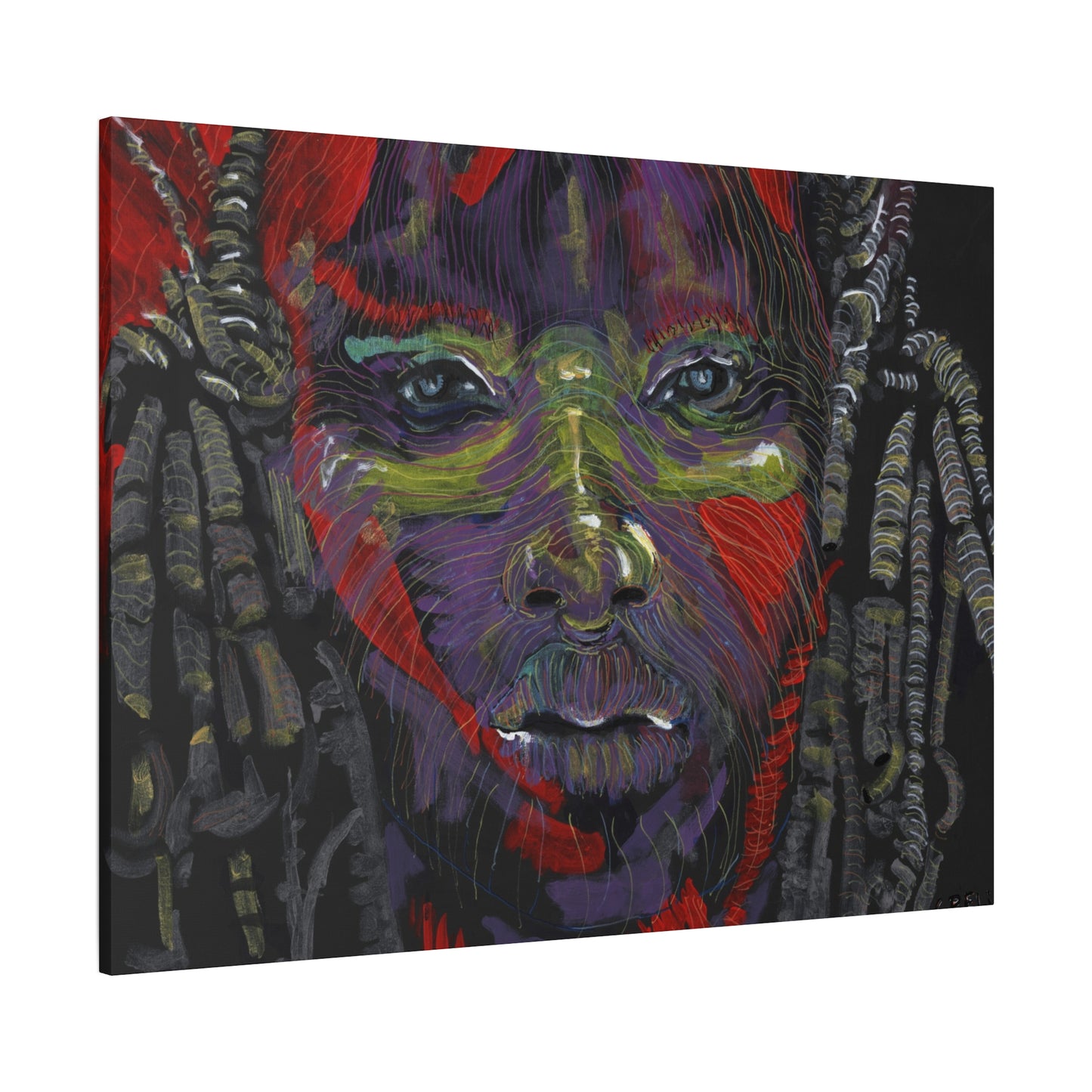 The Warrior - Matte Canvas Print