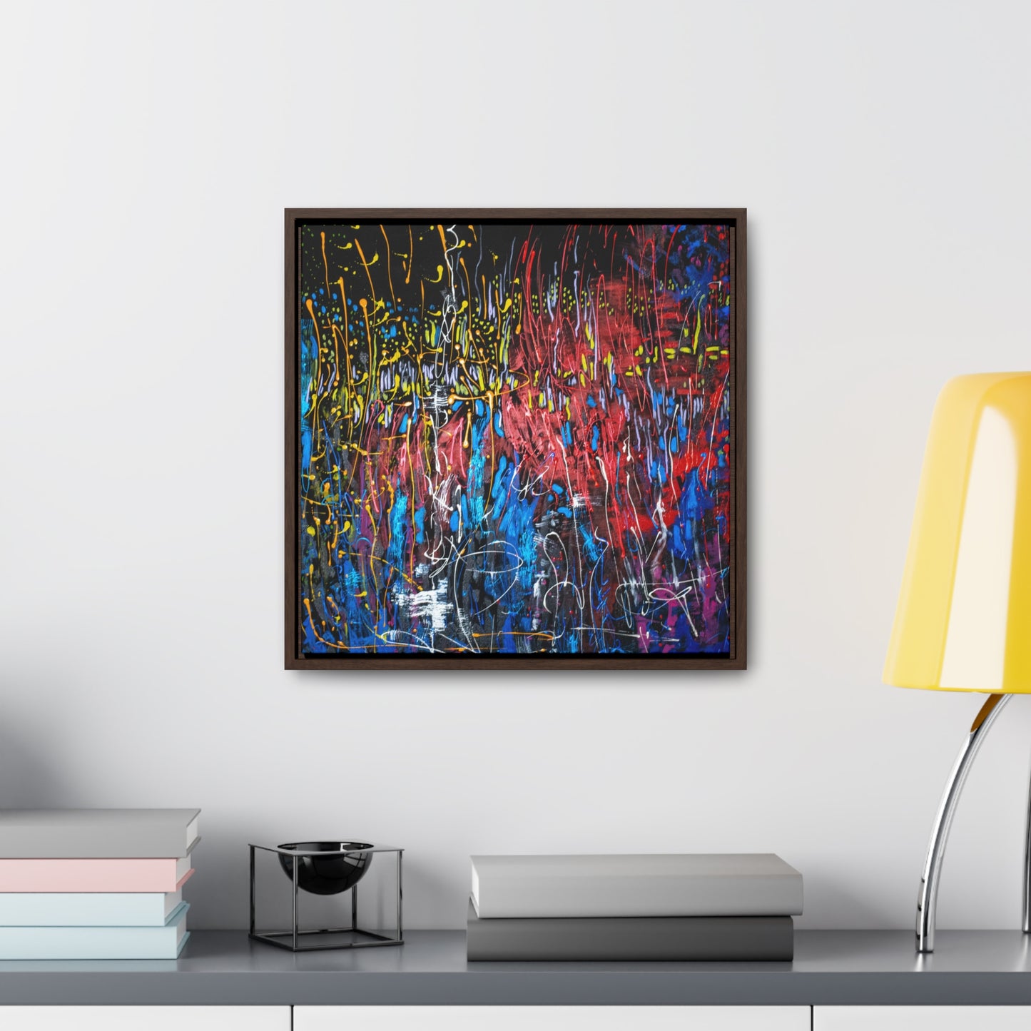Passion of Life - Framed Canvas Print