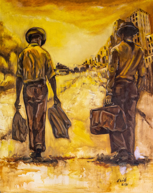 Going Home (Chromluxe Metal Print)